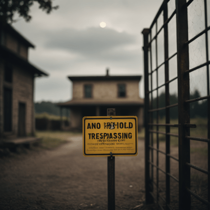 Who is trespassing against me?