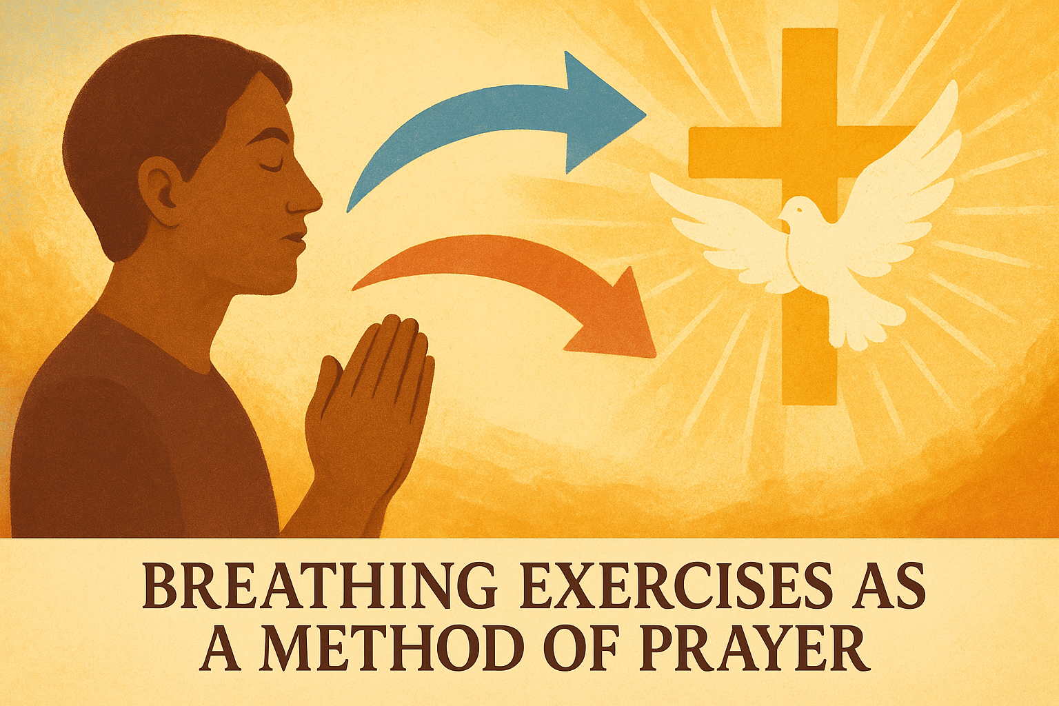 Meditative prayer with breathing exercises.