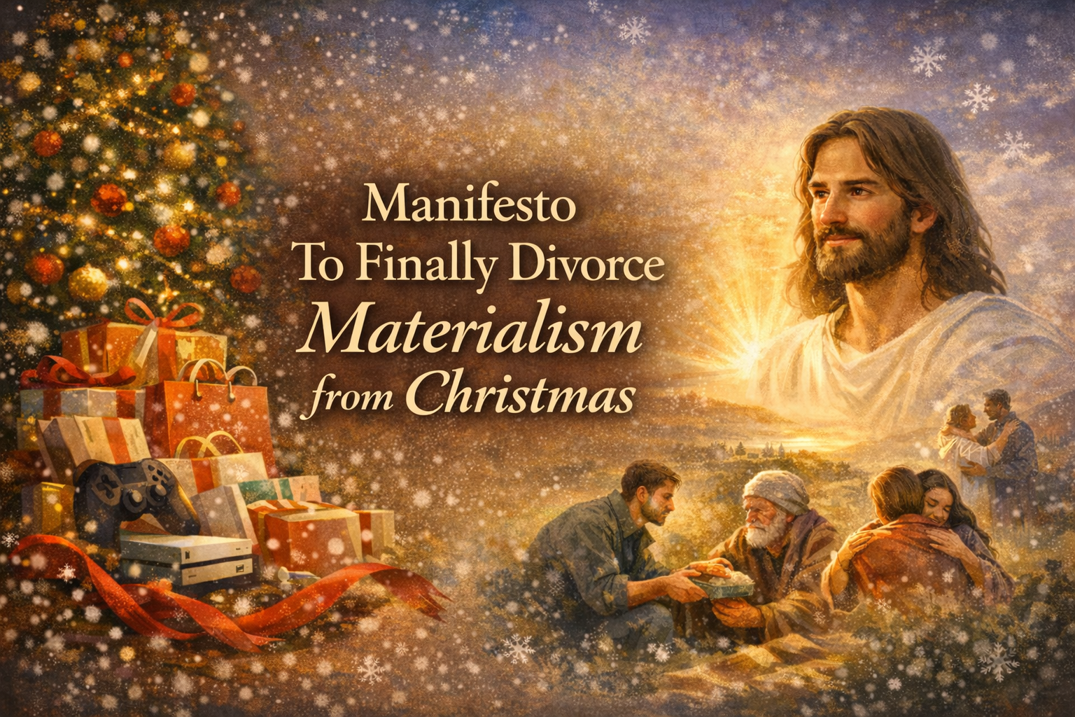 Manifesto To Divorce Materialism from Christmas