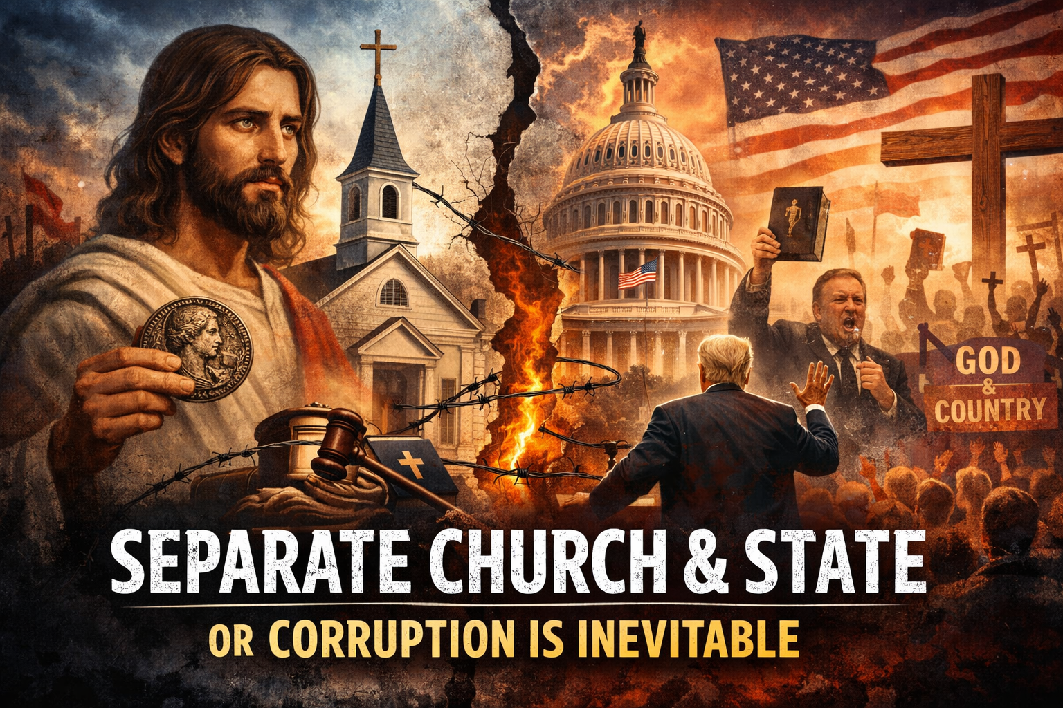 Jesus Explicitly Instructed Separation of Church & State