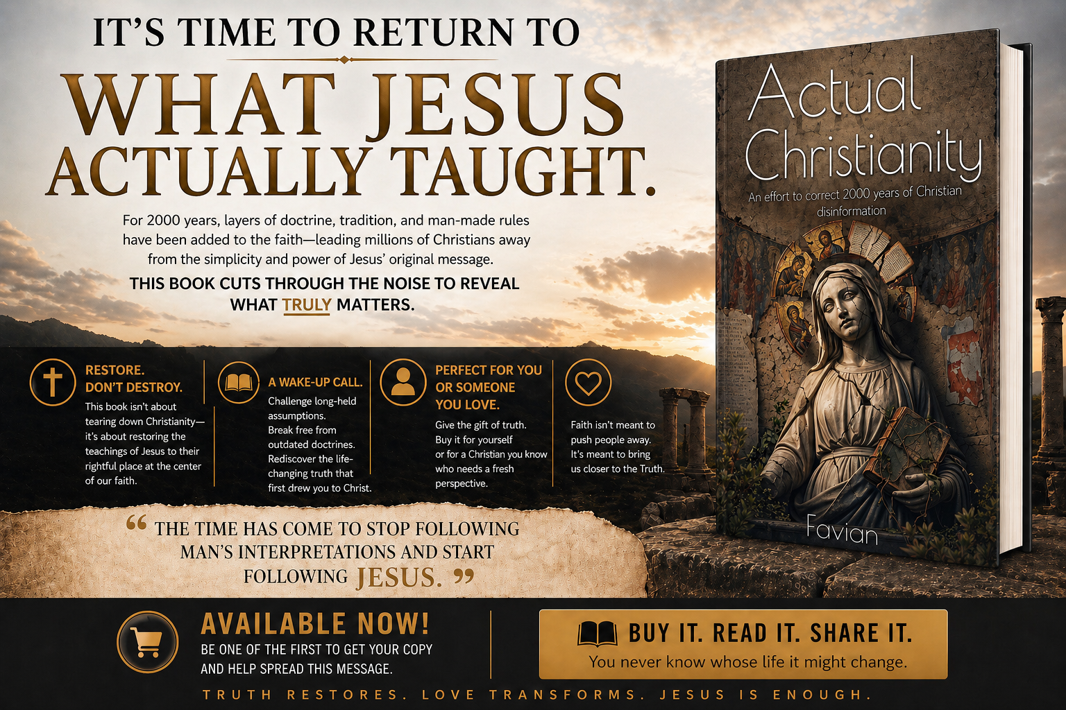 A New Book for Current & Ex-Christians Who Are Frustrated with Mainstream Christianity!