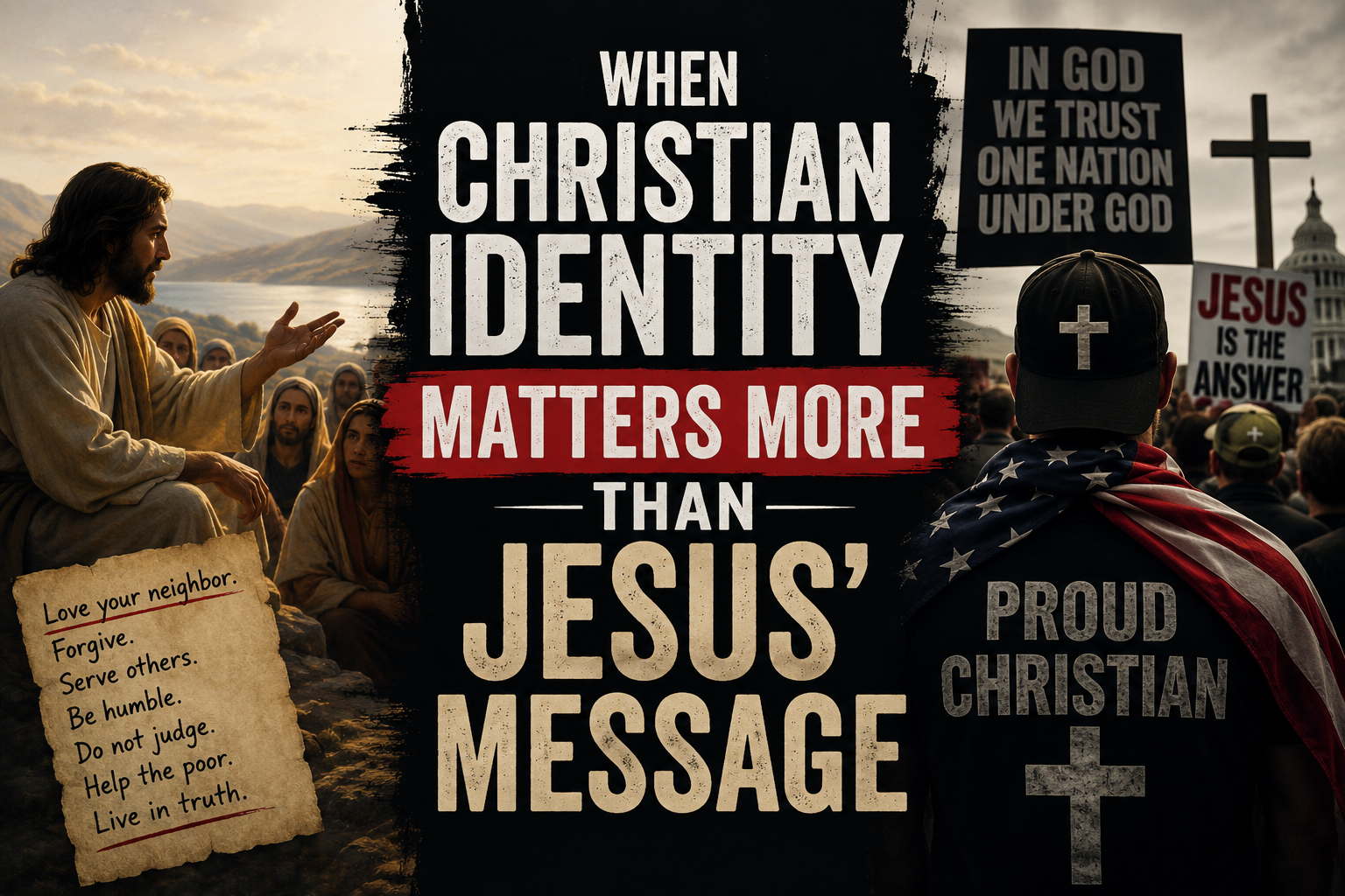 When Christian Identity Matters More Than Jesus’ Message