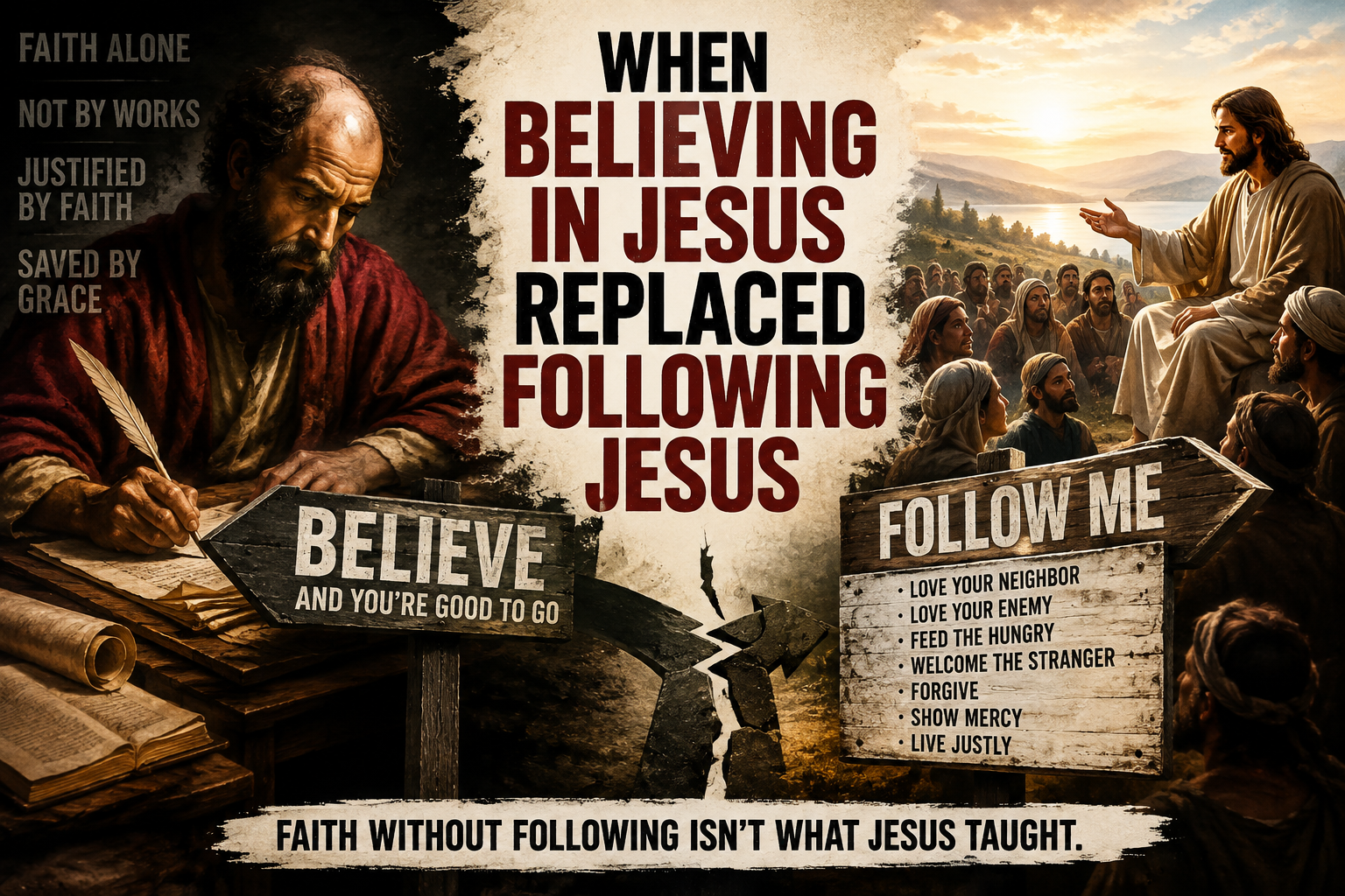 When Believing in Jesus Replaced Following Jesus