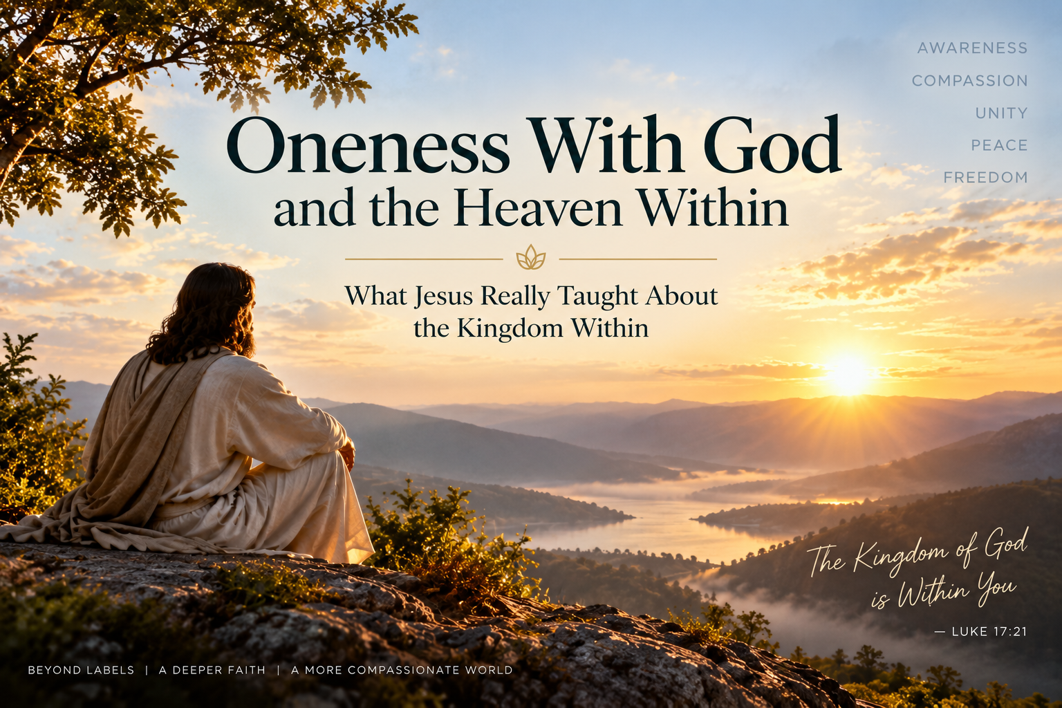 Jesus Was Teaching Others How To Be One With God Too